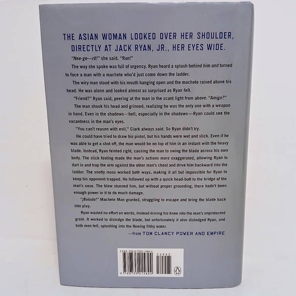 Tom Clancy-Power and Empire by Mark Cameron 1st Print HB DJ 2017 Jack Ryan Novel - Picture 5 of 6